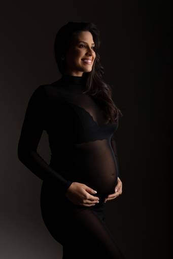 ensaio gestante em estúdio Ipatinga