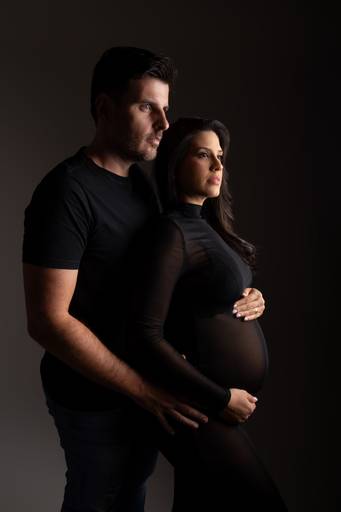 ensaio gestante em estúdio Ipatinga