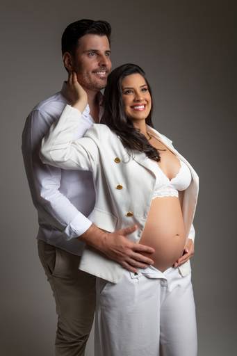 ensaio gestante em estúdio Ipatinga