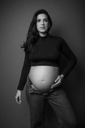 ensaio gestante em estúdio Ipatinga