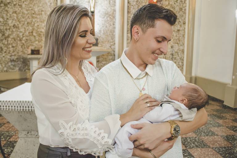 padrinhos de batismo babões no afilhado