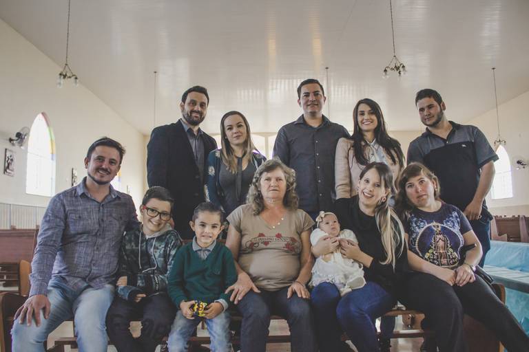 retrato de familia no batizado