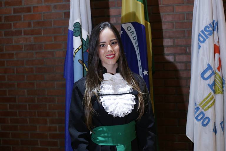 Foto na bandeira | Formatura Nutrição UERJ