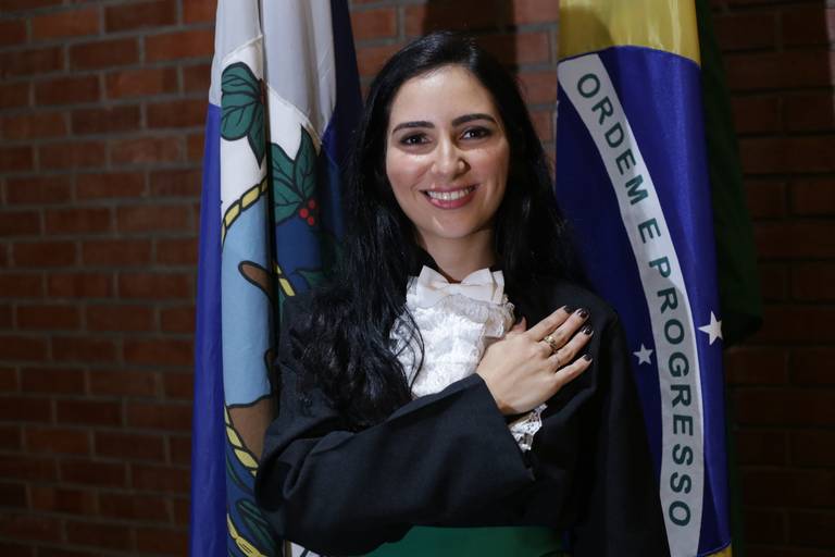 Foto na bandeira | Formatura Nutrição UERJ