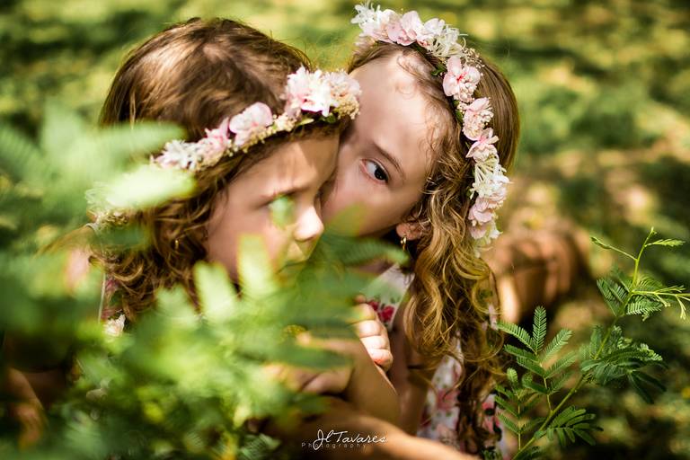 Ensaio fotografico de irmãs no Rio 2 Park.