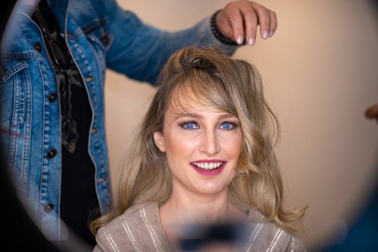 fotografia de casamento Alphaville. foto de casamento na gruta Alphaville. Foto do making of  da noiva.