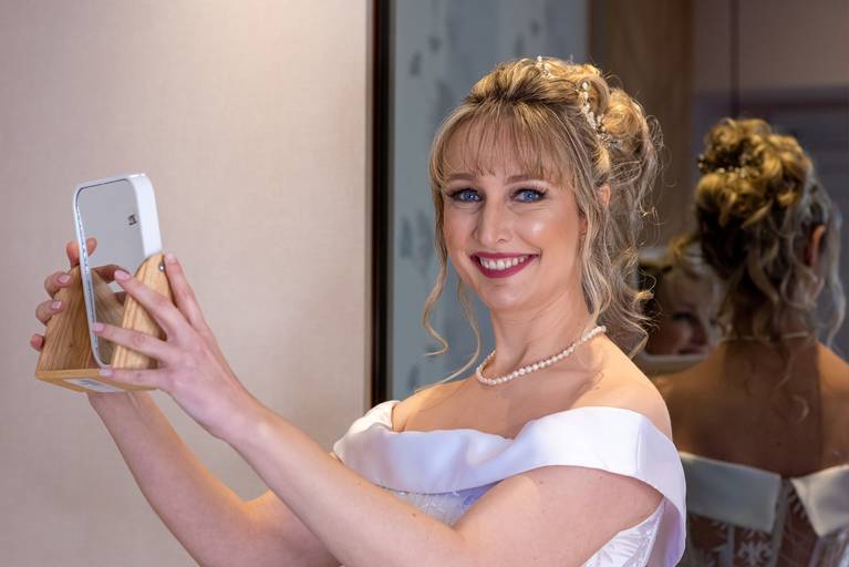 fotografia de casamento Alphaville. foto de casamento na gruta Alphaville. Foto do making of  da noiva.