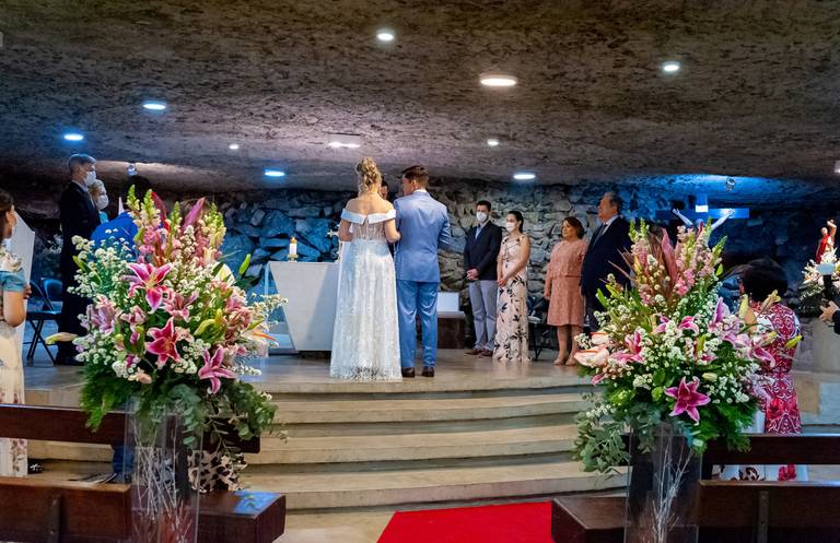 fotografia de casamento Alphaville. foto de casamento na gruta Alphaville. F