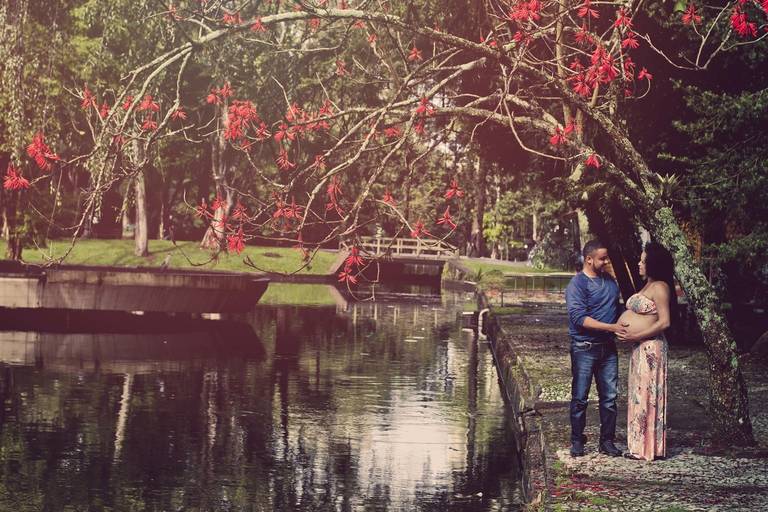 Pai e Mãe - Parque Passeio Publico - Curitiba/PR.