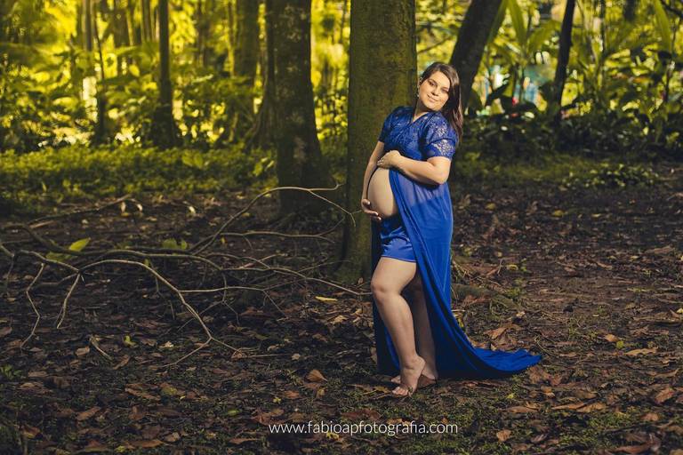 Mãe de Menino - Ensaio Gestante - Jardim Botânico - Santos/SP