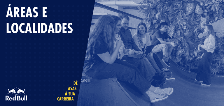 Banner digital da Red Bull para o programa de estágio, com call to action para jovens interessados em ingressar na empresa.