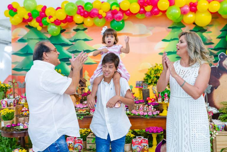 fotografia de festa infantil Uberaba família