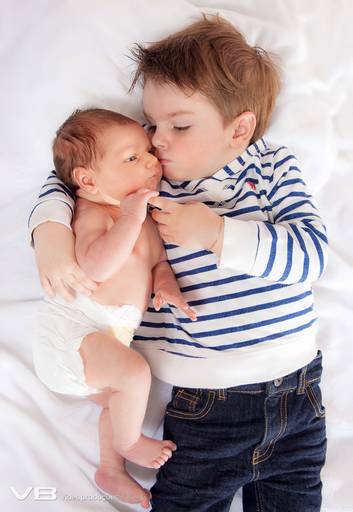 Bebê 15 dias com mano