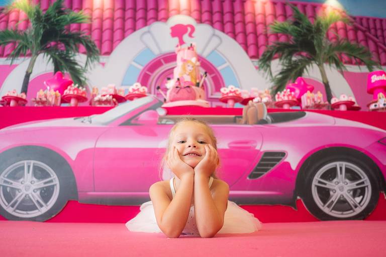 festa da barbie de 4 anos da Fernanda