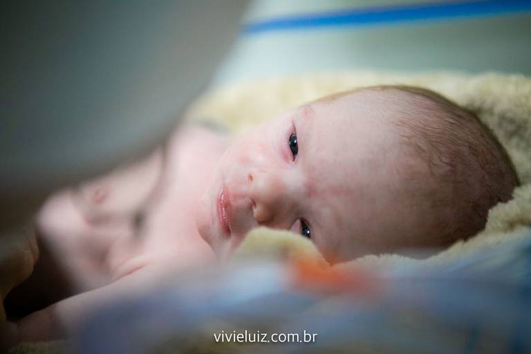 primeiro olhar do bebê