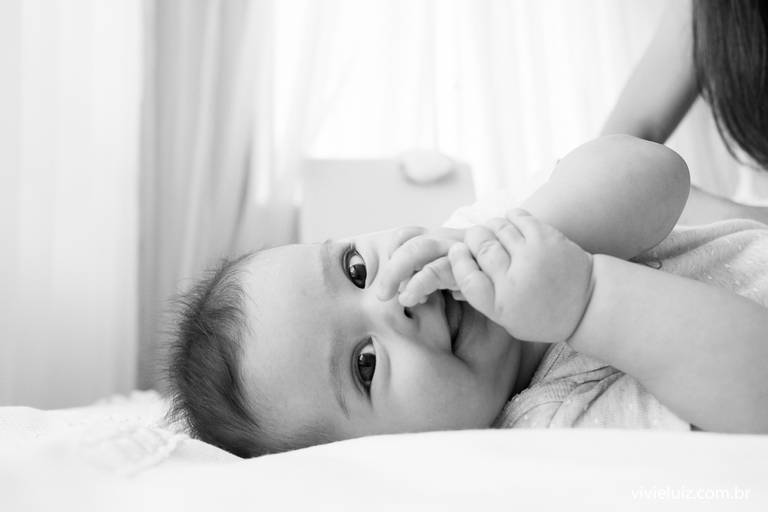 bebê rindo