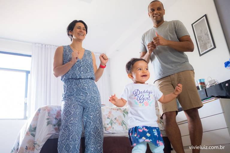 dançando em família