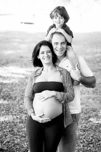 família esperando um novo filho