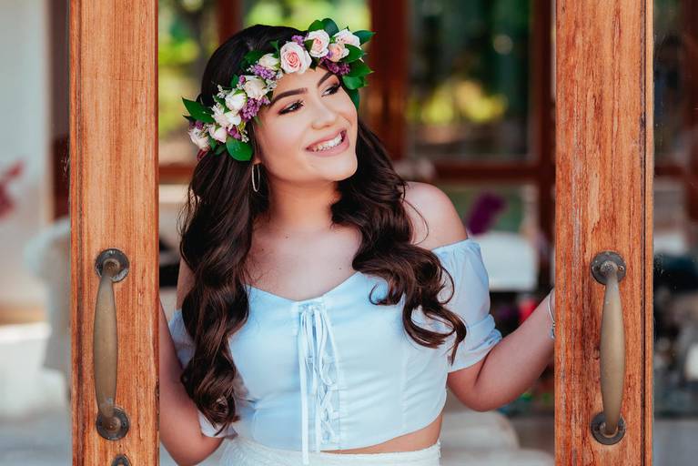 Fotografia de 15 anos da Débora em Brasília - DF.