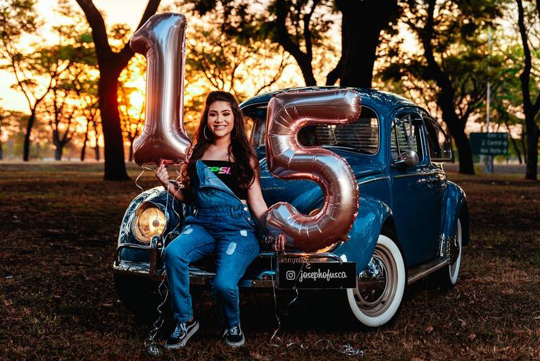 Foto de quinze anos da Débora 