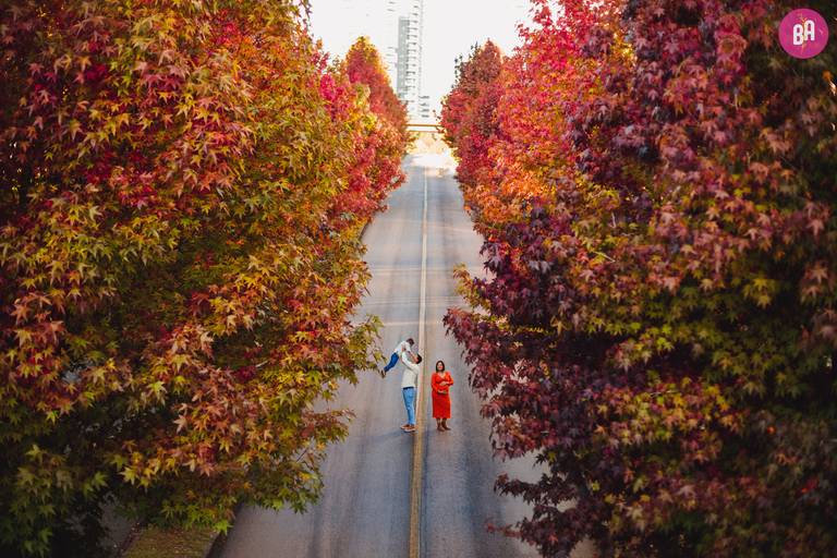 Fotografa Familia Curitiba - Ensaio externo Outono Canaleta bosque 