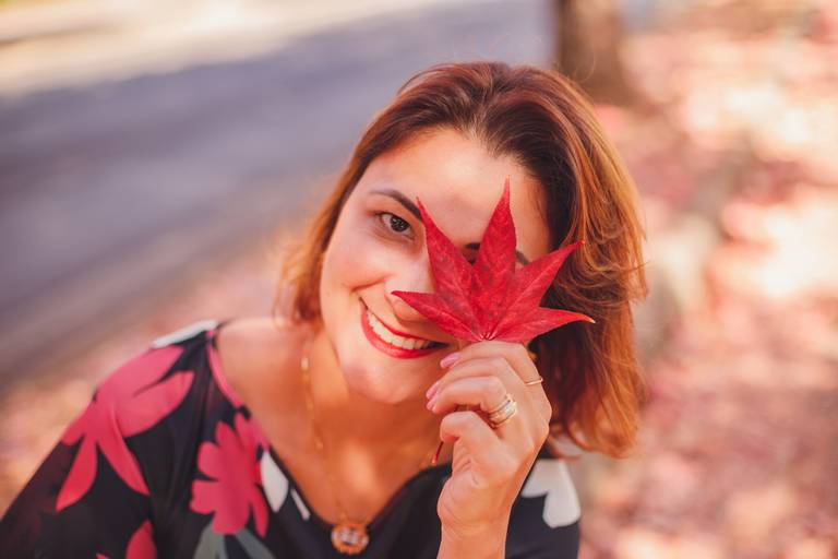 Fotografa Familia Curitiba - Ensaio externo Outono Canaleta bosque 