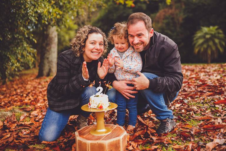 Fotografa Familia Curitiba - Ensaio externo Outono Canaleta bosque 
