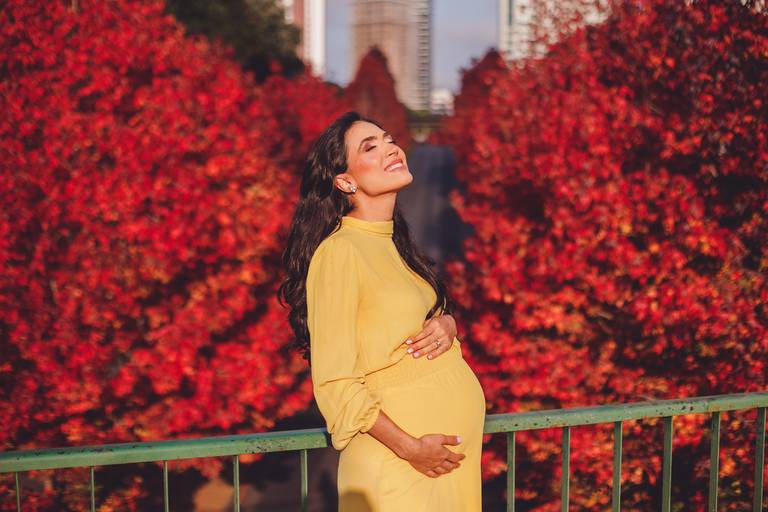 Fotografa Familia Curitiba - Ensaio externo Outono Canaleta bosque 