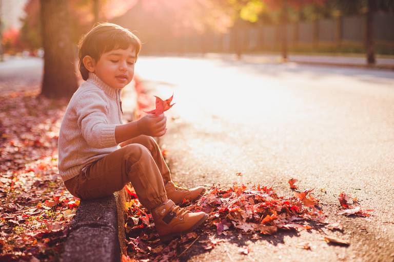 Fotografa Familia Curitiba - Ensaio externo Outono Canaleta bosque 