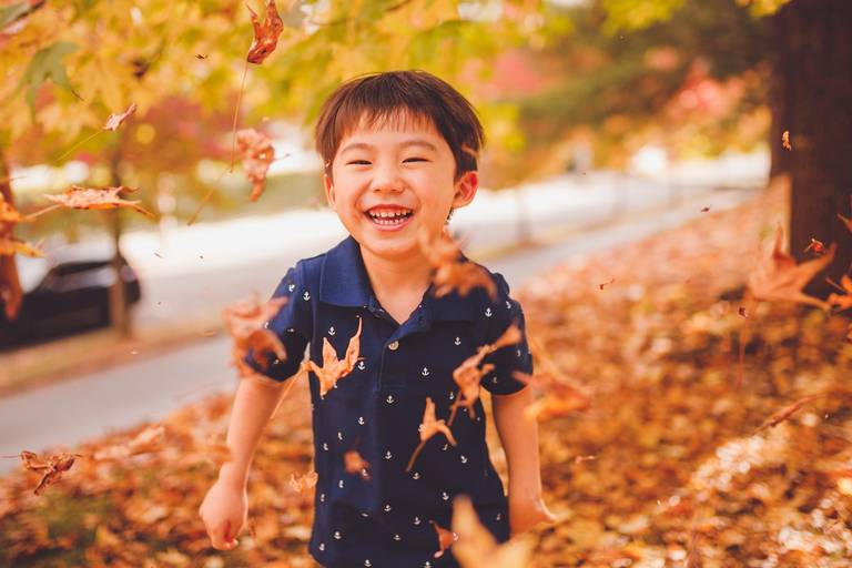 Fotografa Familia Curitiba - Ensaio externo Outono Canaleta bosque 