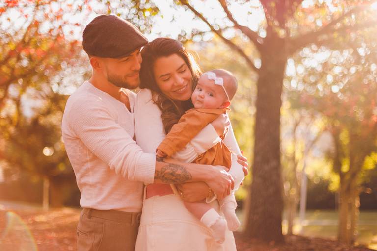 Fotografa Familia Curitiba - Ensaio externo Outono Canaleta bosque 