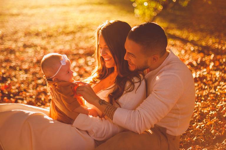 Fotografa Familia Curitiba - Ensaio externo Outono Canaleta bosque 