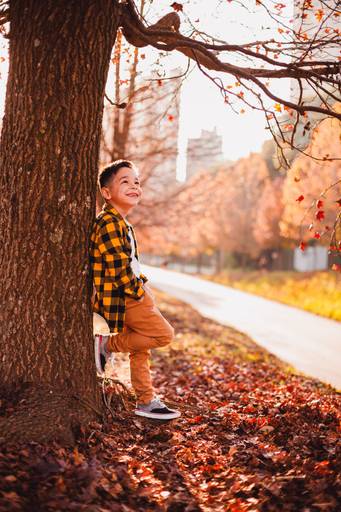 Fotografa Familia Curitiba - Ensaio externo Outono Canaleta bosque 