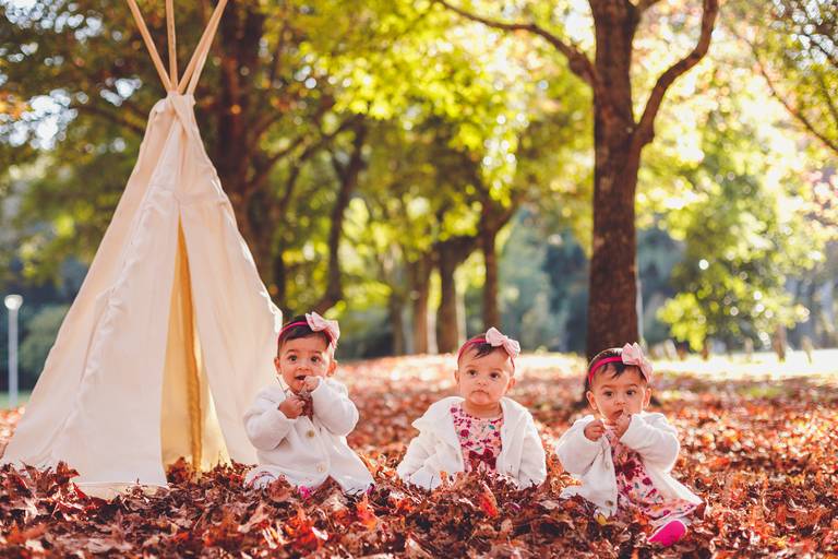 Fotografa Familia Curitiba - Ensaio externo Outono Canaleta bosque 