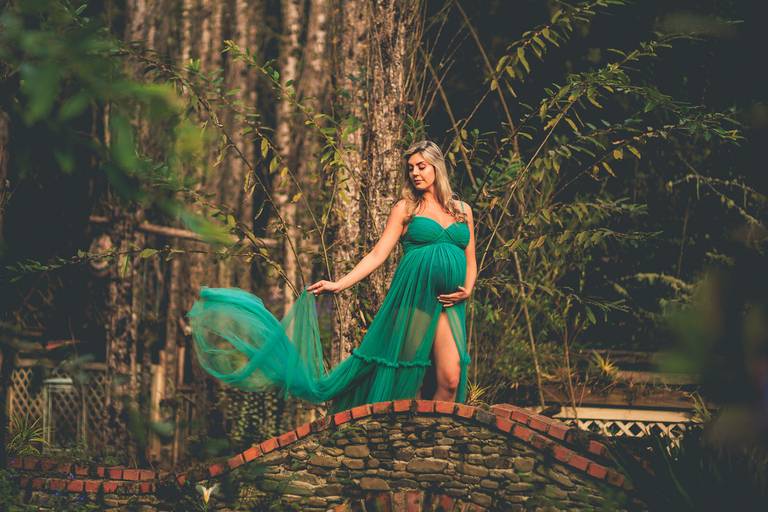 Ensaio Gestante - Jardim Secreto Urubici SC