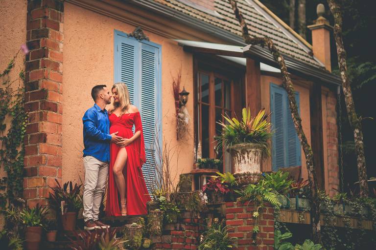 Ensaio Gestante - Jardim Secreto Urubici SC