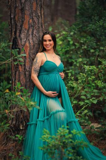 Ensaio Fotográfico de Gestante em Florianópolis no Bosque do Moçambique 