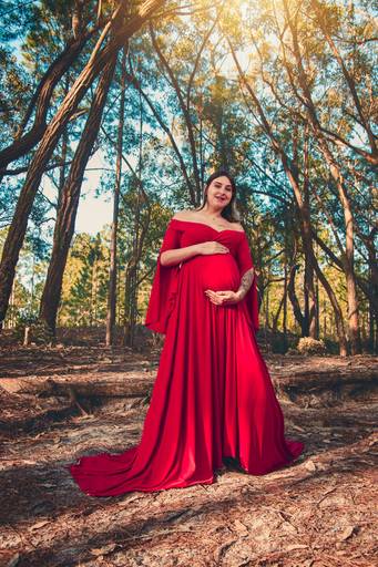Fotografia - Ensaio Gestante feito na Praia do Moçambique no norte da ilha em Florianópolis