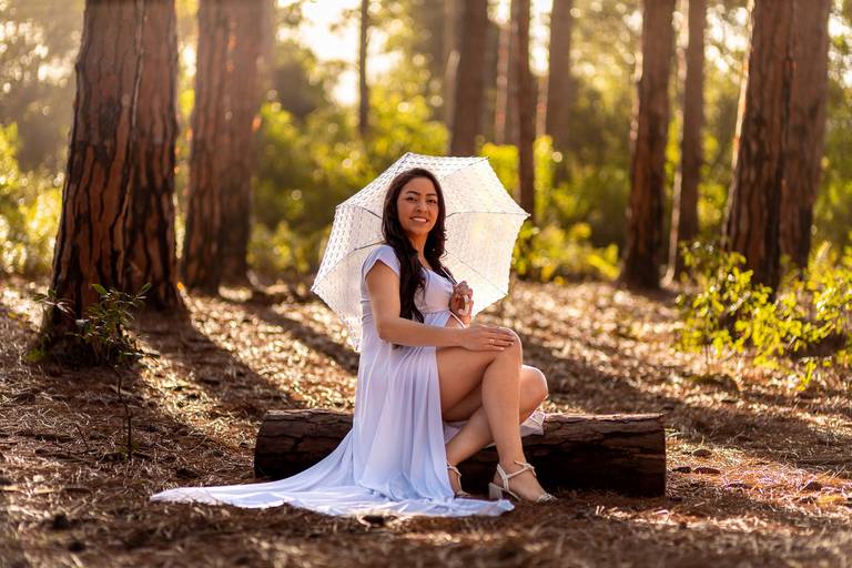 Fotografia - Ensaio Gestante feito na Praia do Moçambique no norte da ilha em Florianópolis