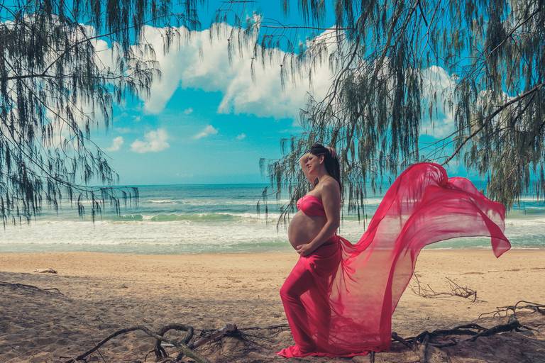 Ensaio Gestante, Praia do Moçambique Florianópolis