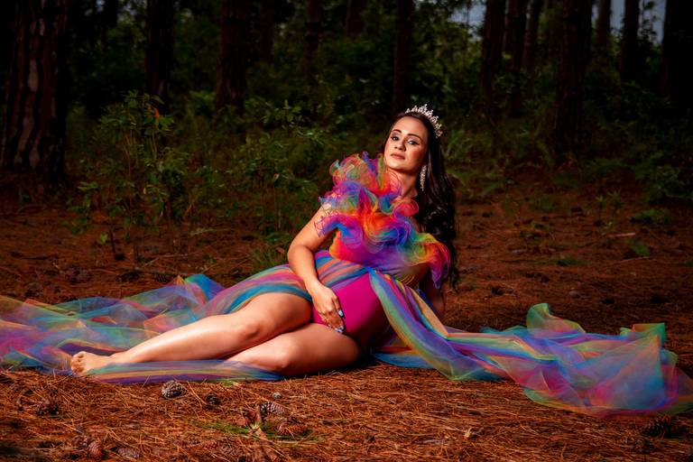 Fotografia - Ensaio Gestante feito na Praia do Moçambique no norte da ilha em Florianópolis