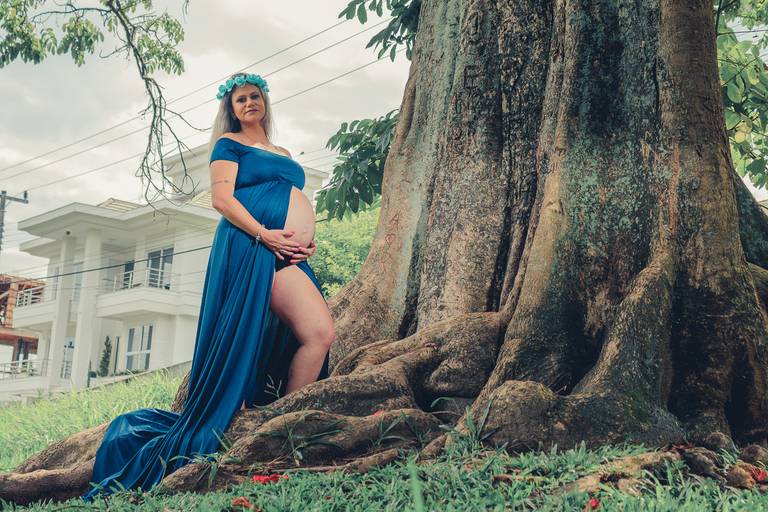 Ensaio Gestante Pedra Branca - Palhoça