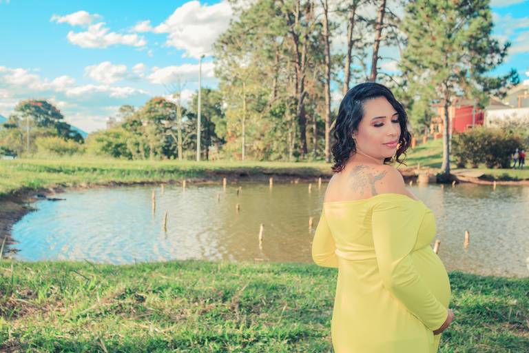 Ensaio Gestante Pedra Branca - Palhoça