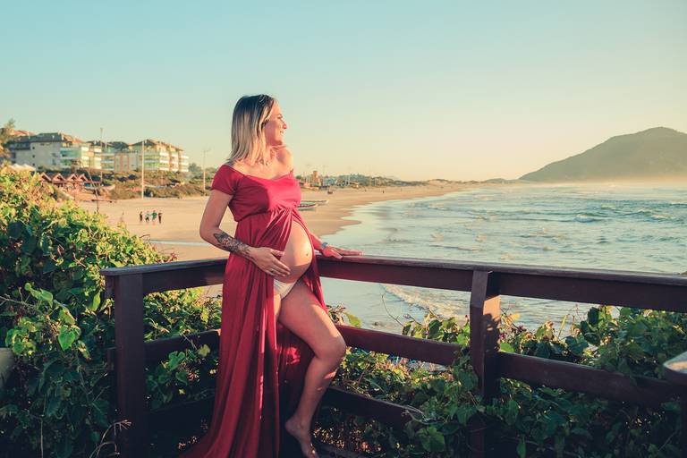 Ensaio Gestante Costão do Santinho