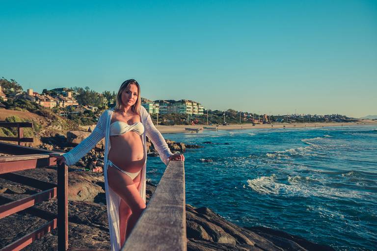 Ensaio Gestante Costão do Santinho