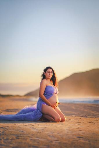 Ensaio Gestante Costão do Santinho Nascer do Sol