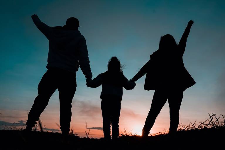 Atardecer en Familia