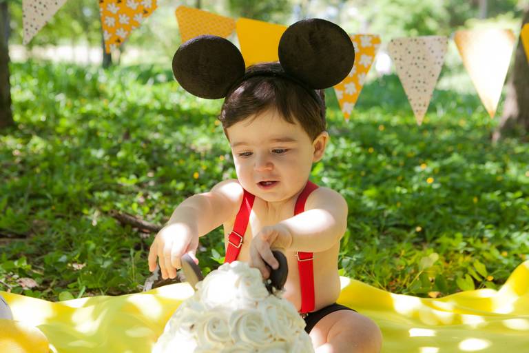 smash the cake de menino, decoração smash the cake mickey, bolo cupcake, cake smash, smash the cake no parque villa lobos, zona oeste, pinheiros, são paulo,