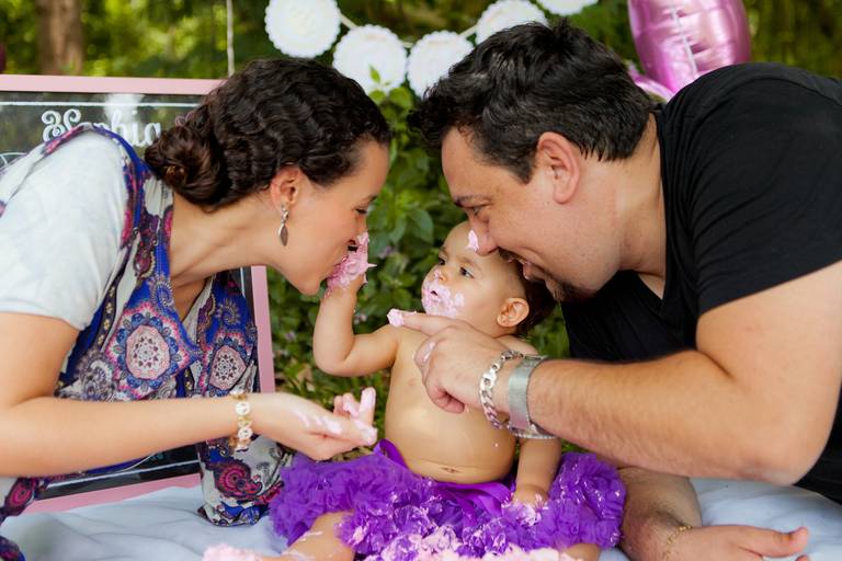 smash the cake de menina, decoração smash the cake clean, bolo rosa, cake smash, smash the cake no parque villa lobos, zona oeste, pinheiros, são paulo,