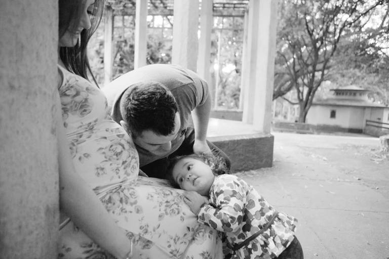  ensaio de gestante com filhos no Parque Da Agua Branca em São Paulo